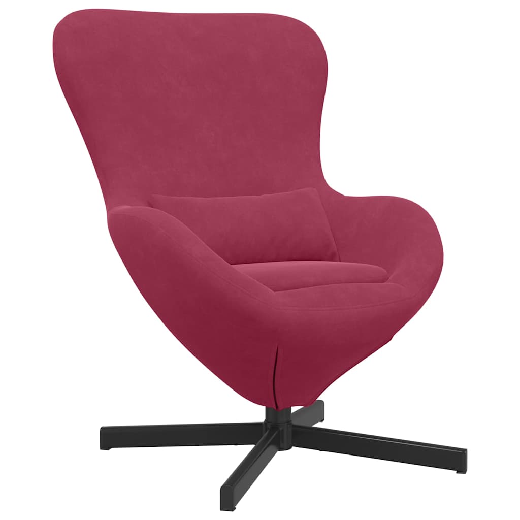 Velvet Armchair With Black Legs - Vantage Home
