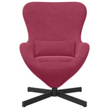 Velvet Armchair With Black Legs - Vantage Home
