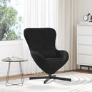 Velvet Armchair With Black Legs - Vantage Home