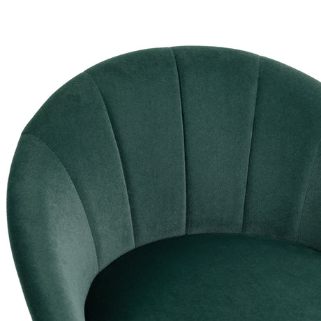 Velvet Bar Stools 51cm Wide in Set Of 2 - Velmora