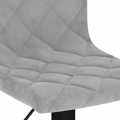 Velvet Bar Stools in Set Of 2 With Black Base - Vantage Home