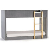 Velvet Bunk Bed With Ladder - Daytona