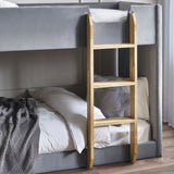 Velvet Bunk Bed With Ladder - Daytona