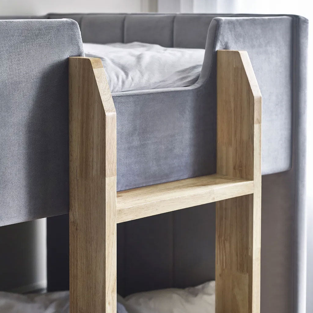 Velvet Bunk Bed With Ladder - Daytona
