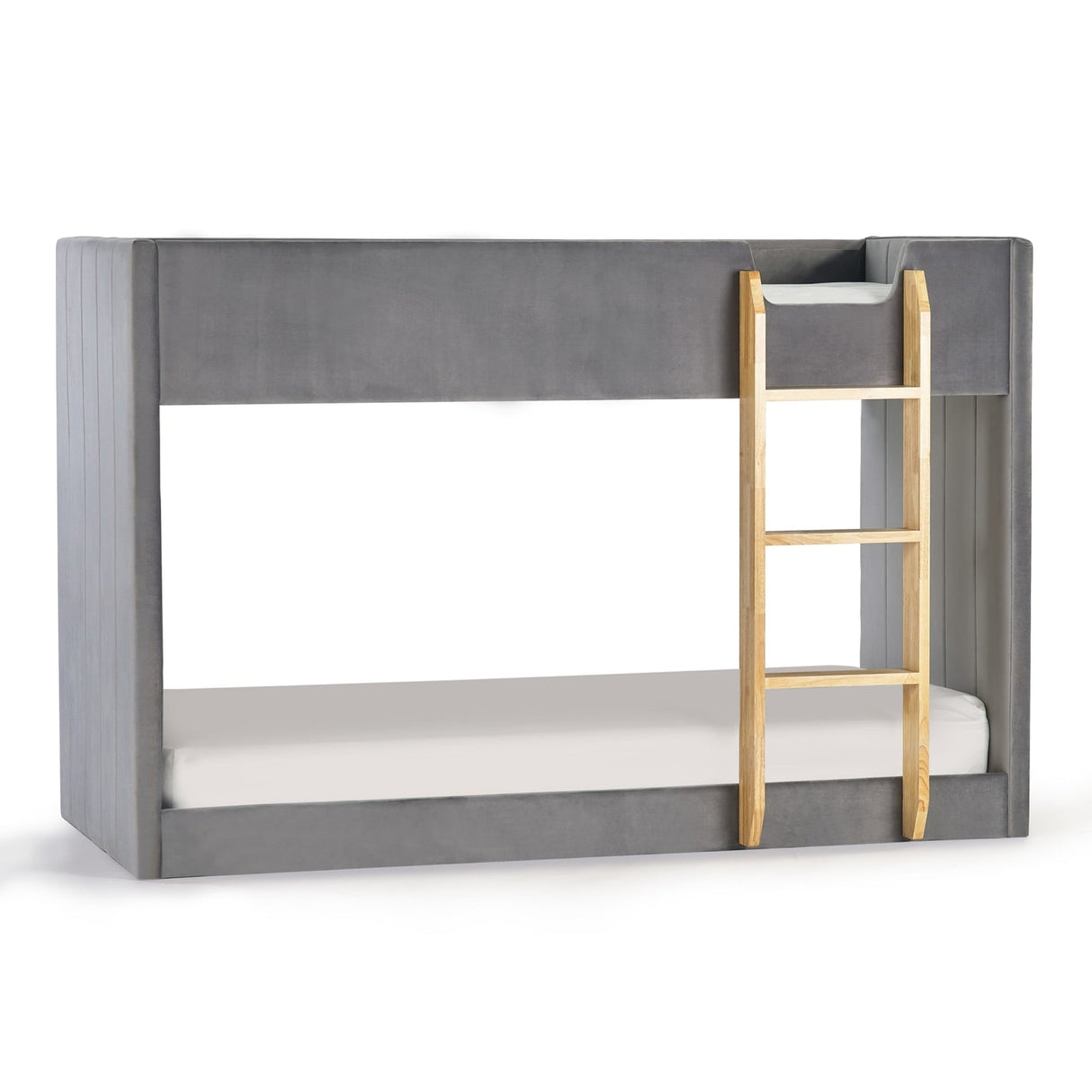 Velvet Bunk Bed With Ladder - Daytona