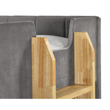 Velvet Bunk Bed With Ladder - Daytona