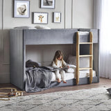 Velvet Bunk Bed With Ladder - Daytona