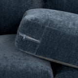 Velvet Corner Sofa Large - Colbee