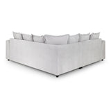 Velvet Corner Sofa Large - Colbee