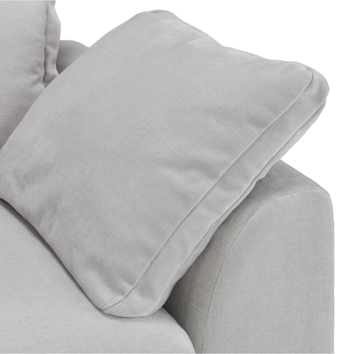 Velvet Corner Sofa Large - Colbee