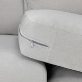 Velvet Corner Sofa Large - Colbee