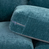 Velvet Corner Sofa Large - Colbee