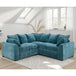 Velvet Corner Sofa Large - Colbee