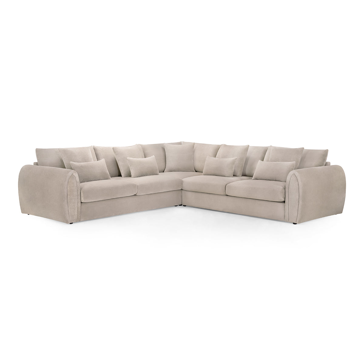 Velvet Corner Sofa Large - Mirabel