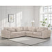 Velvet Corner Sofa Large - Mirabel