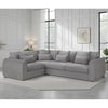 Velvet Corner Sofa Left Hand Facing - Mirabel