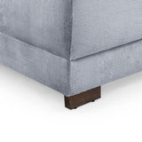 Velvet Corner Sofa in U Shape - Azzuro