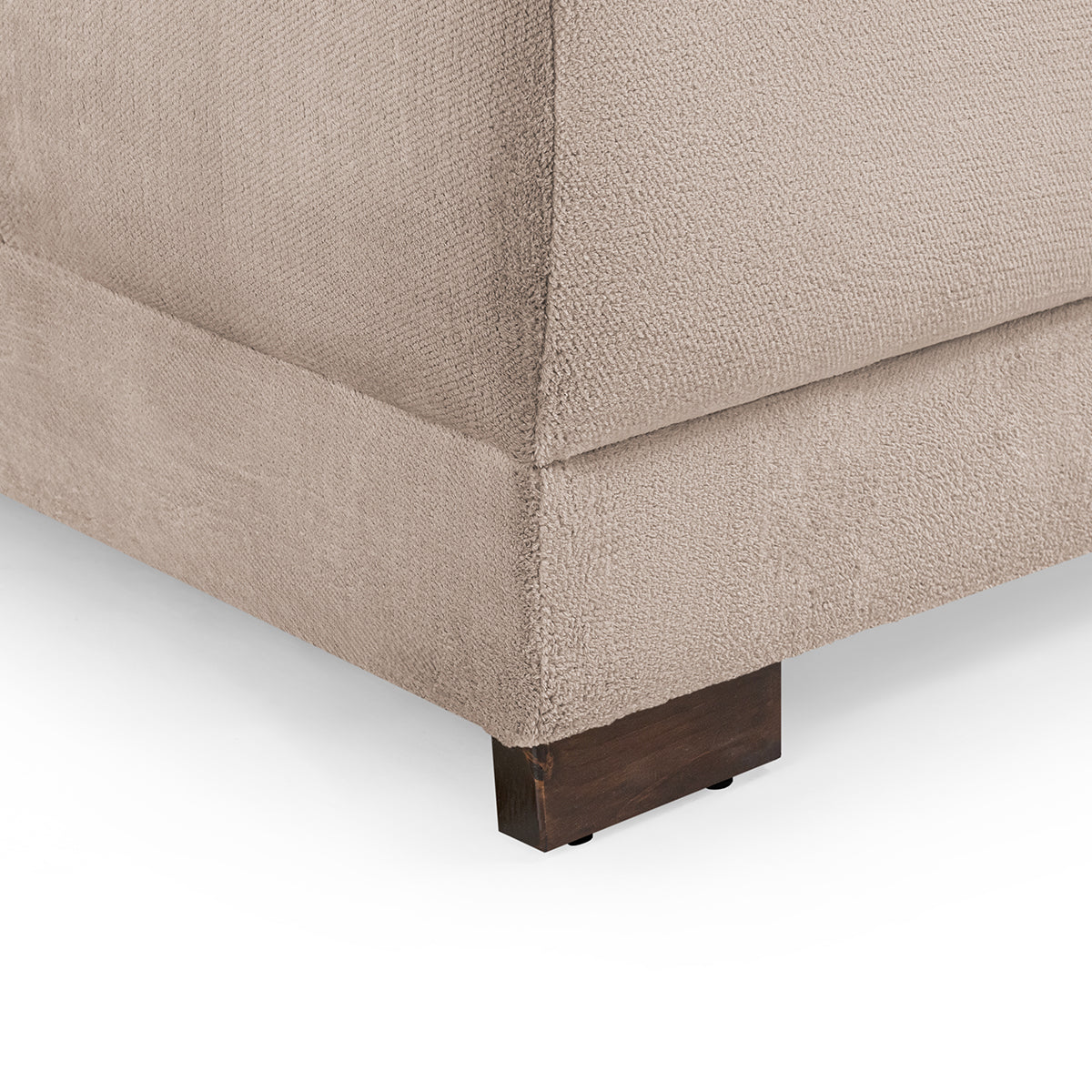 Velvet Corner Sofa in U Shape - Azzuro