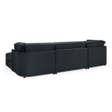 Velvet Corner Sofa in U Shape - Belgravia
