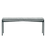 Velvet Dining Bench for 2 People - Leonie
