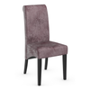 Velvet Dining Chair With Black Wooden Legs - Yorton