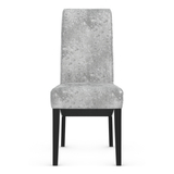 Velvet Dining Chair With Black Wooden Legs - Yorton