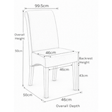 Velvet Dining Chair With Black Wooden Legs - Yorton