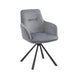 Velvet Dining Chair With Swivel Function - Amalia
