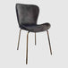 Velvet Dining Chairs 48cm Wide With Brass Legs in Set Of 2 - Jasmine