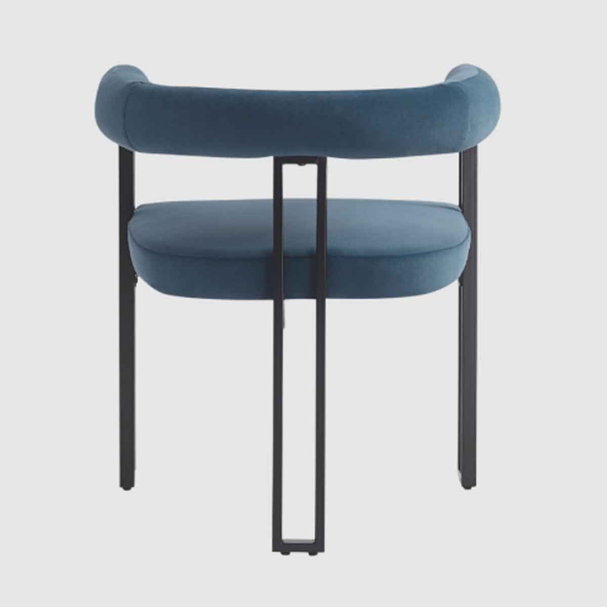 Velvet Dining Chairs 52cm Wide in Set Of 2 - Bloom