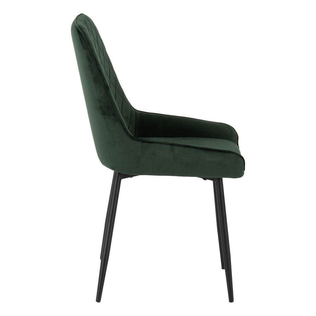 Velvet Dining Chairs in Set Of 2 - Avery