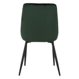 Velvet Dining Chairs in Set Of 2 - Avery