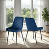 Velvet Dining Chairs in Set Of 2 - Avery