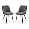 Velvet Dining Chairs in Set Of 2 - Burgess