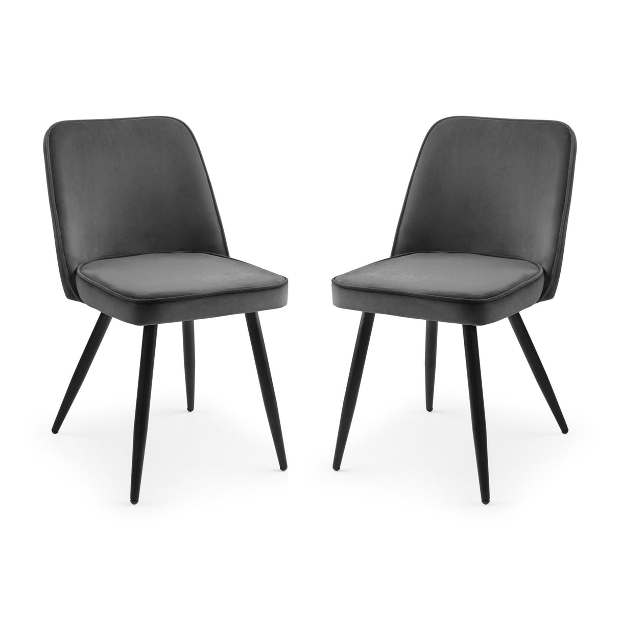 Velvet Dining Chairs in Set Of 2 - Burgess
