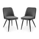 Velvet Dining Chairs in Set Of 2 - Burgess