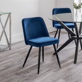 Velvet Dining Chairs in Set Of 2 - Burgess