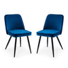 Velvet Dining Chairs in Set Of 2 - Burgess