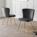 Velvet Dining Chairs in Set Of 2 - Cannes