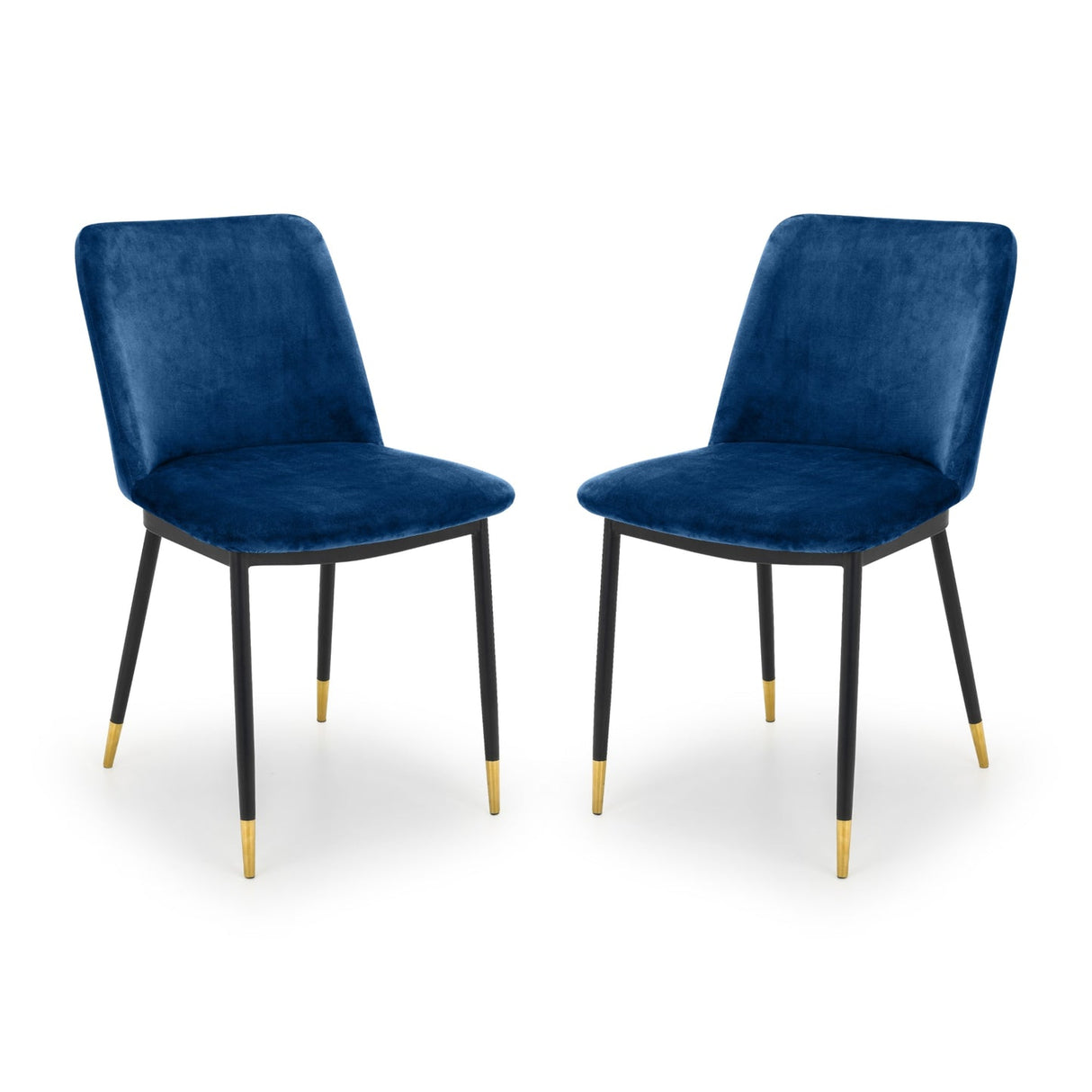 Velvet Dining Chairs in Set Of 2 - Delaunay