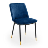 Velvet Dining Chairs in Set Of 2 - Delaunay