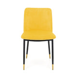 Velvet Dining Chairs in Set Of 2 - Delaunay