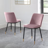 Velvet Dining Chairs in Set Of 2 - Delaunay