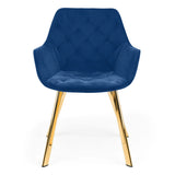 Velvet Dining Chairs in Set Of 2 - Lorenzo