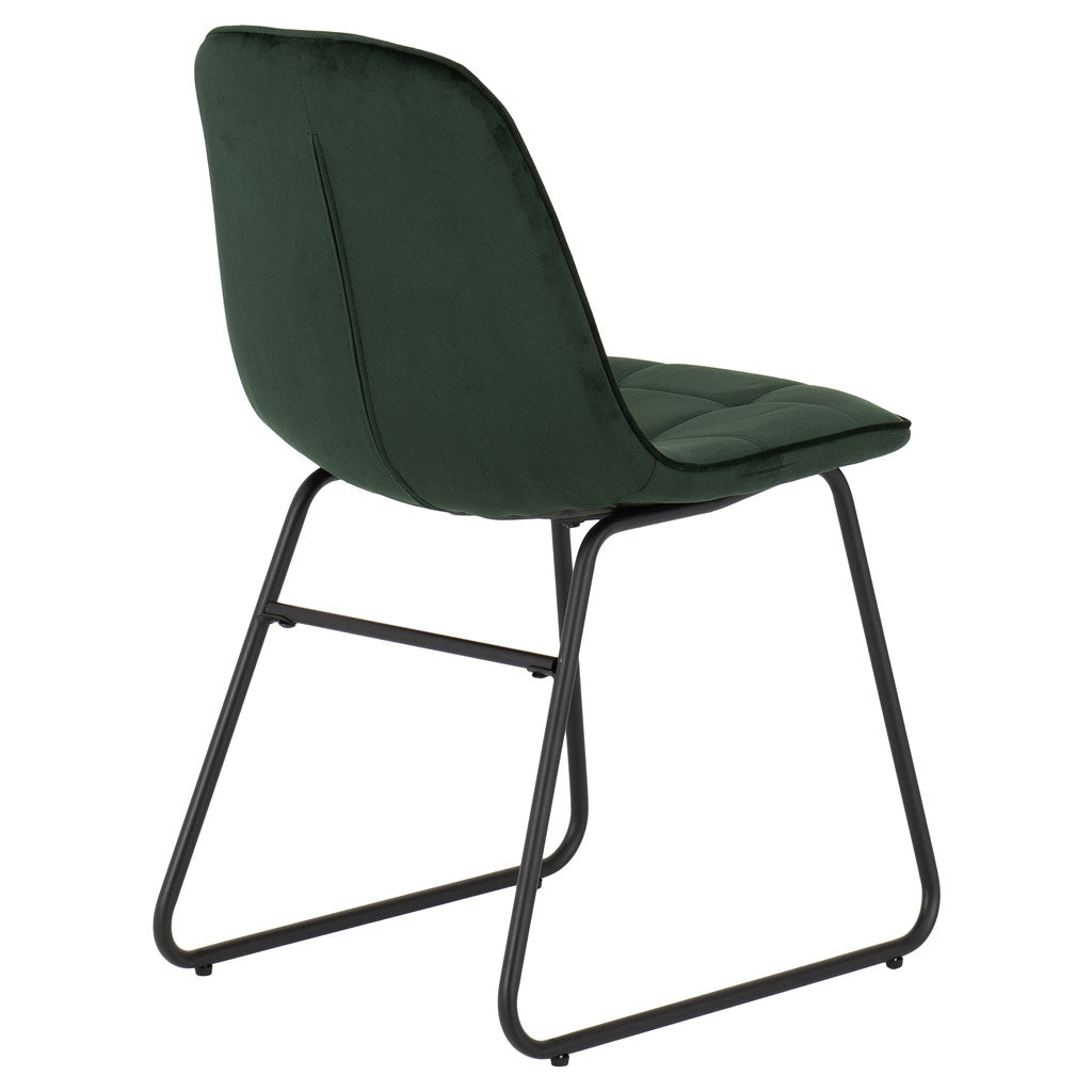 Velvet Dining Chairs in Set Of 2 - Lukas