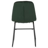 Velvet Dining Chairs in Set Of 2 - Lukas