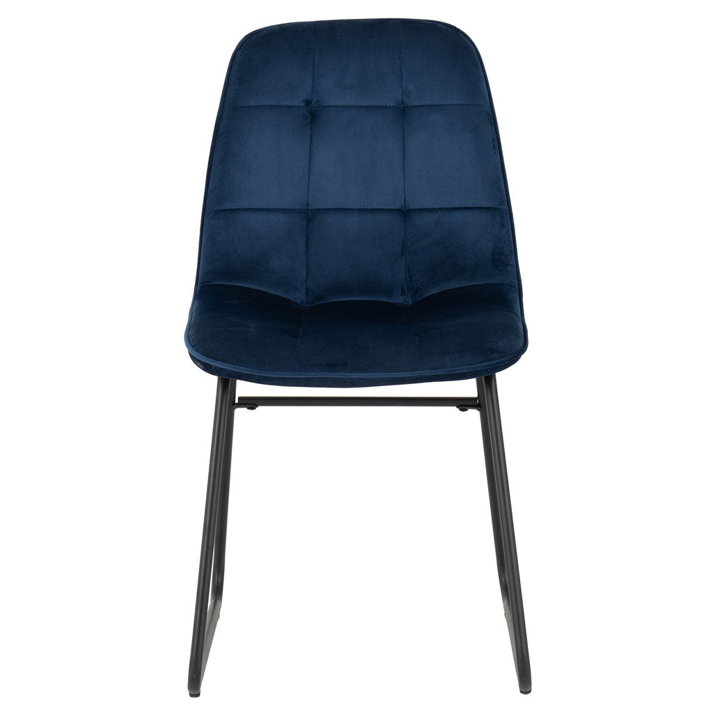 Velvet Dining Chairs in Set Of 2 - Lukas