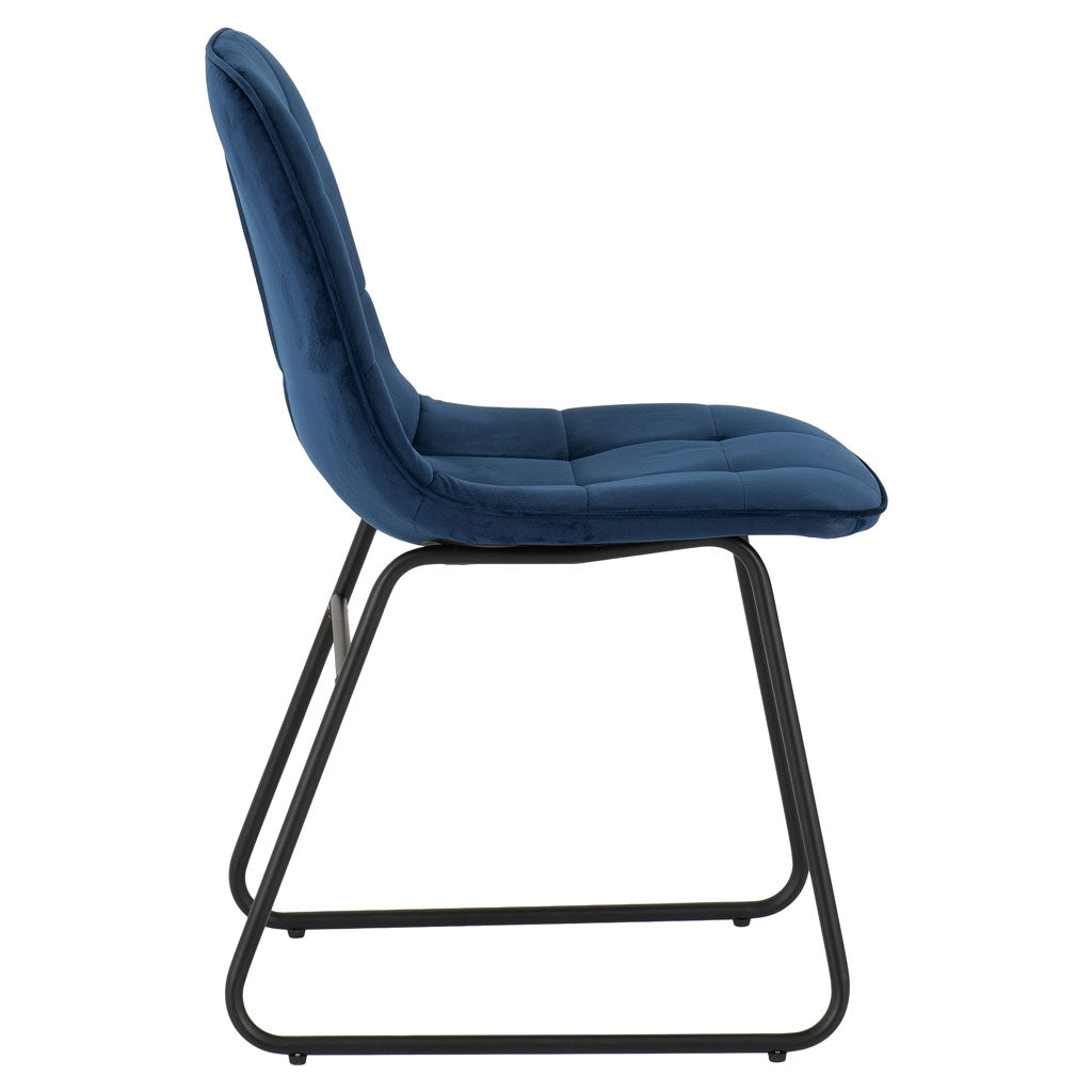 Velvet Dining Chairs in Set Of 2 - Lukas