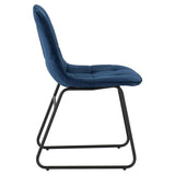 Velvet Dining Chairs in Set Of 2 - Lukas