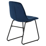 Velvet Dining Chairs in Set Of 2 - Lukas